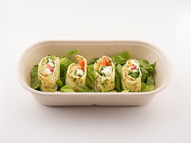 Spinach and pepper Omlete